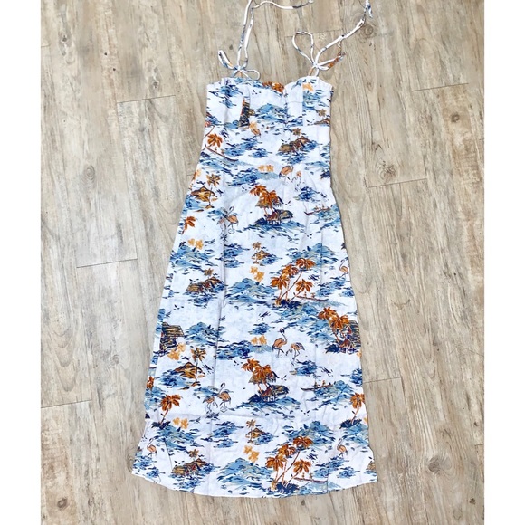 Free People Flamingo Print Maxi Dress - Picture 1 of 4